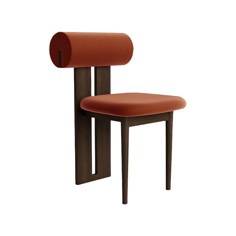 23.22 "Brede armloze stoel Solid Wood frame stoel voor woonkamer