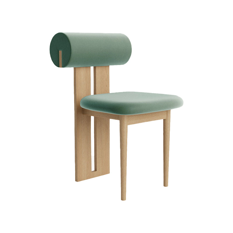 23.22 "Brede armloze stoel Solid Wood frame stoel voor woonkamer