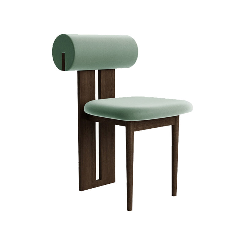 23.22 "Brede armloze stoel Solid Wood frame stoel voor woonkamer