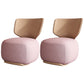 18.11" Wide Armless Chair Accent Chair with Fixed Back for Living Room Pink Linen 2 Piece Set Clearhalo 'Accent Chairs' 'accent_chairs' 'Chairs & Seating' 'furn' 'furn_accent_chairs' 'Furniture' 'Living Room Furniture' 6069195