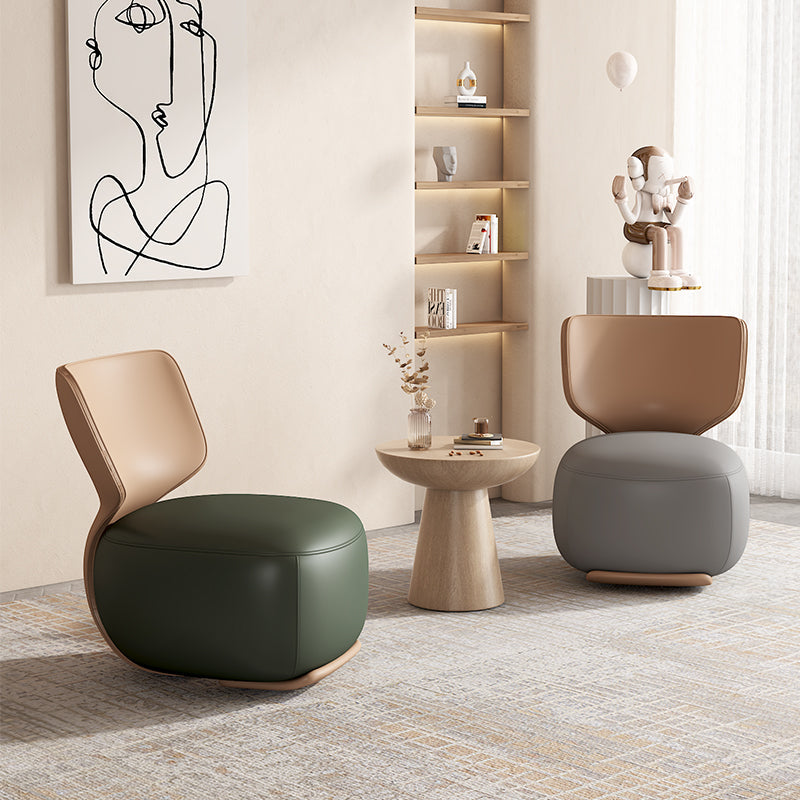 18.11" Wide Armless Chair Accent Chair with Fixed Back for Living Room Clearhalo 'Accent Chairs' 'accent_chairs' 'Chairs & Seating' 'furn' 'furn_accent_chairs' 'Furniture' 'Living Room Furniture' 6069196