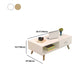 Modern Style Wood Cocktail Table Shelf Included 4 Legs Coffee Table Clearhalo 'Coffee & Accent Tables' 'Coffee Tables' 'coffee_tables' 'furn' 'furn_coffee_tables' 'Furniture' 'Living Room Furniture' 6069286