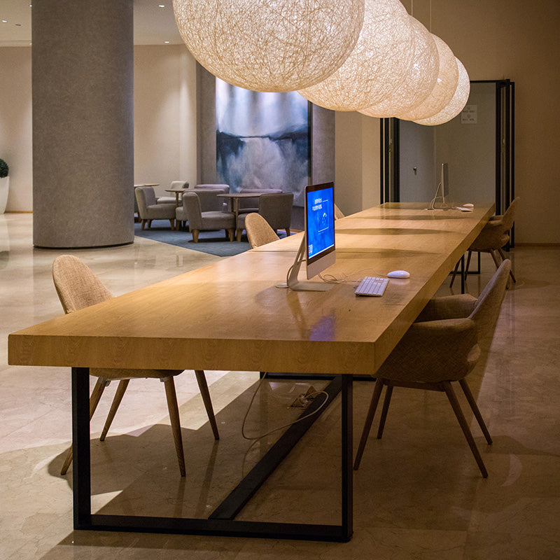 Industrial Rectangular Office Desk Solid Wood Home Writing Desk Clearhalo 'furn' 'furn_office_desk' 'Furniture' 'Office Desks' 'Office Furniture' 'office_desk' 6069302