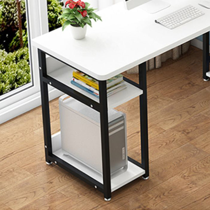 Zeitgenössischer Schreibtisch L-Shape-Schreibtisch mit Bücherregal