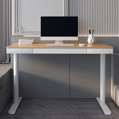 Escritorio de escritura con espejo de vidrio contemporáneo del escritorio de oficina de la base de Parsons