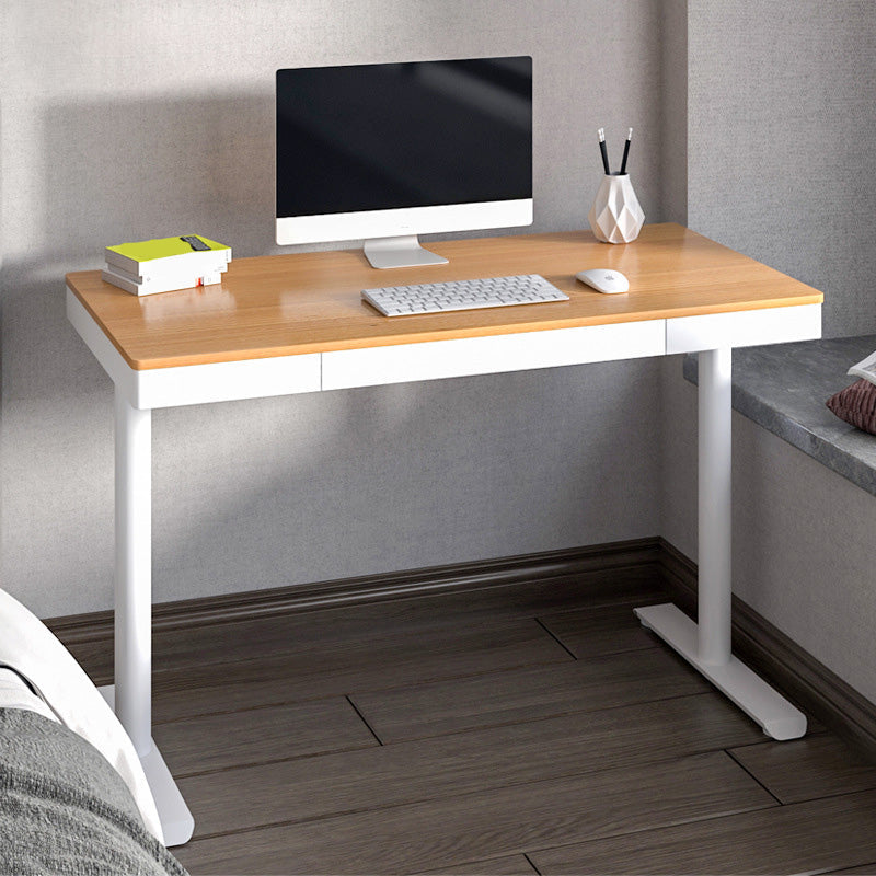 Escritorio de escritura con espejo de vidrio contemporáneo del escritorio de oficina de la base de Parsons