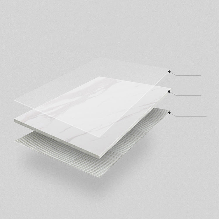 Hedendaags marmer gebogen kantoorbureau met laden schrijfbureau voor kantoor