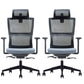 Executive Mid Back Office Chair Tilt Mechanism with Headrest Office Chair 2 Piece Set Nylon Clearhalo 'furn' 'furn_office_chair' 'Furniture' 'Office Chairs' 'Office Furniture' 'office_chair' 6069815