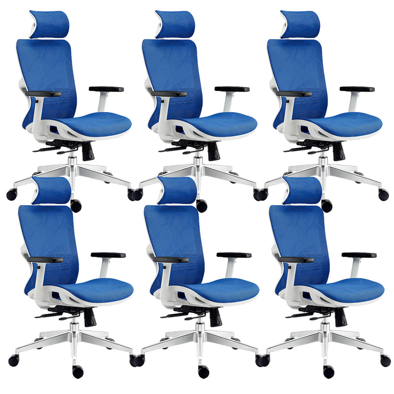 Eigentijdse fauteuil, verstelbare armleuningen, kussen inbegrepen, bureaustoel