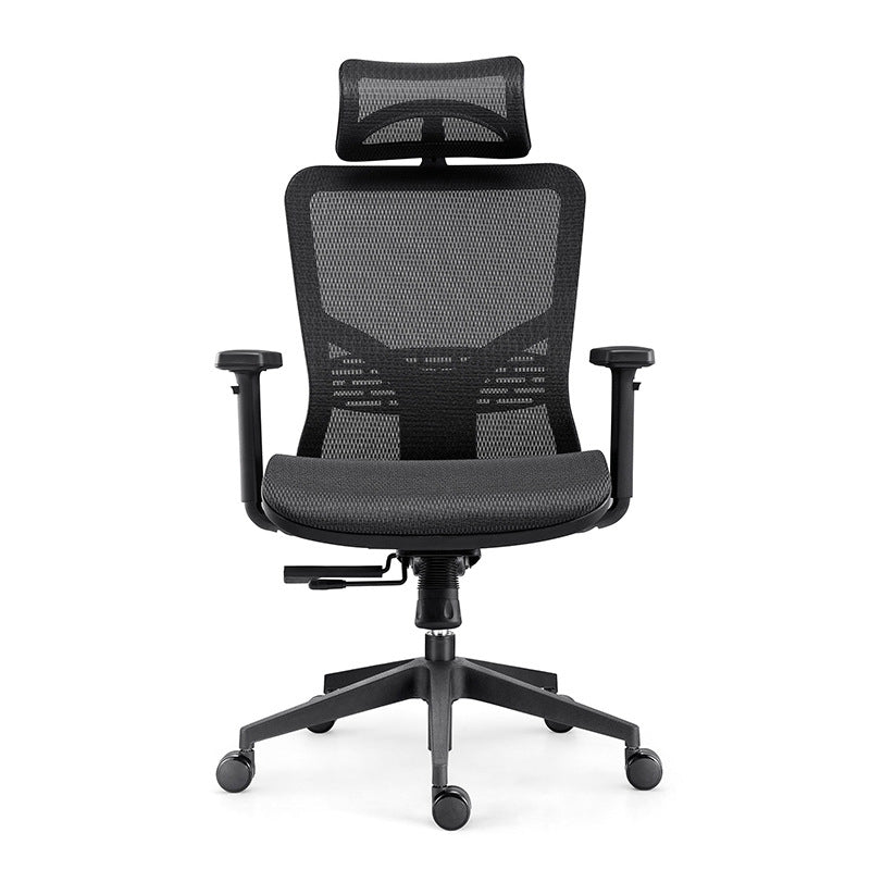 Eigentijdse fauteuil, verstelbare armleuningen, kussen inbegrepen, bureaustoel