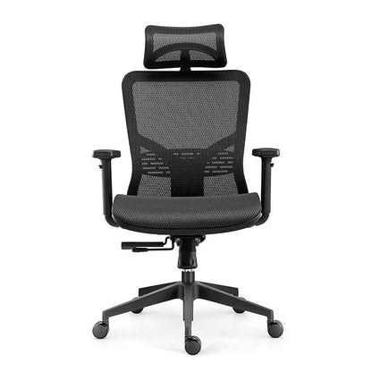 Eigentijdse fauteuil, verstelbare armleuningen, kussen inbegrepen, bureaustoel