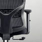 Eigentijdse fauteuil, verstelbare armleuningen, kussen inbegrepen, bureaustoel