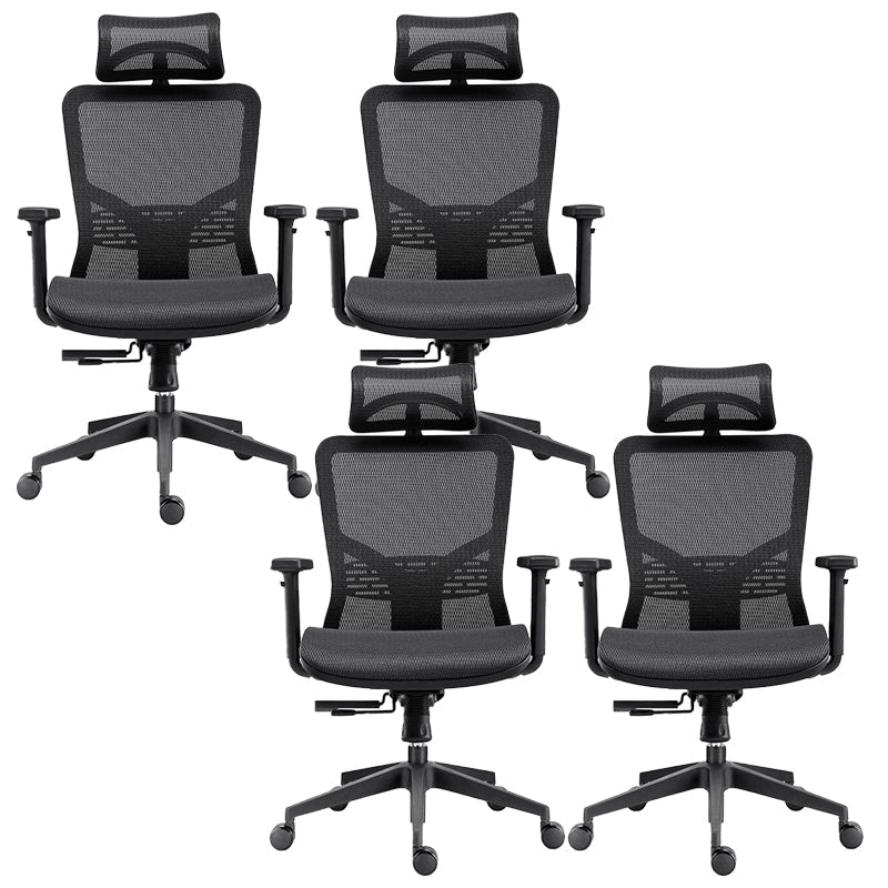 Eigentijdse fauteuil, verstelbare armleuningen, kussen inbegrepen, bureaustoel