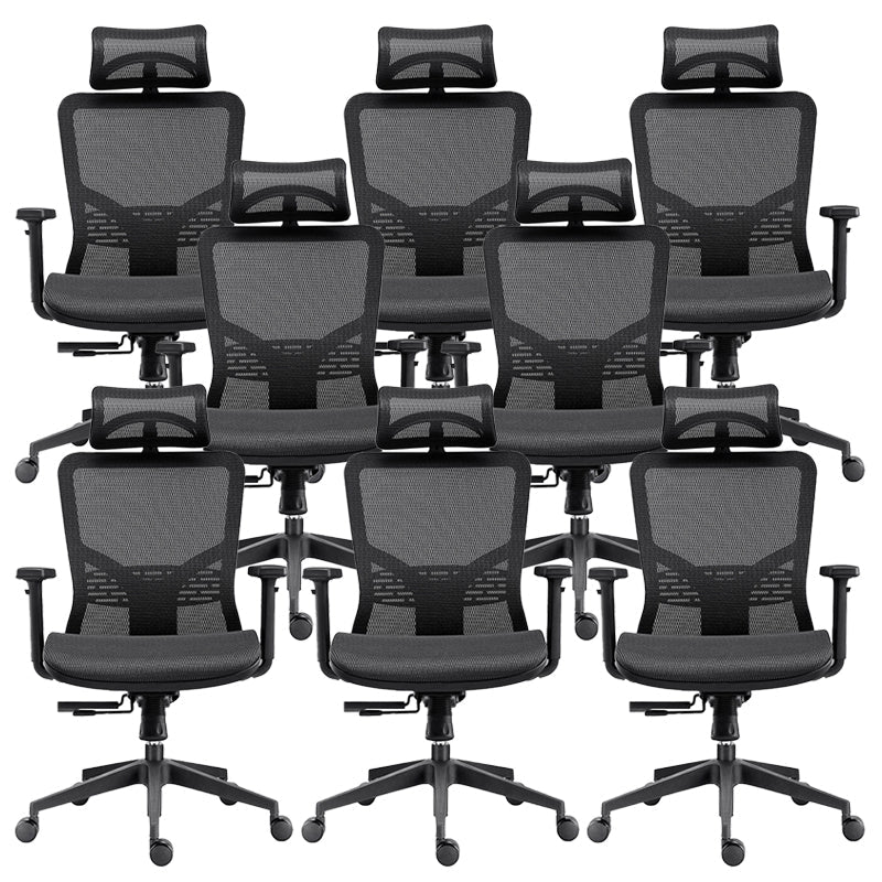 Eigentijdse fauteuil, verstelbare armleuningen, kussen inbegrepen, bureaustoel