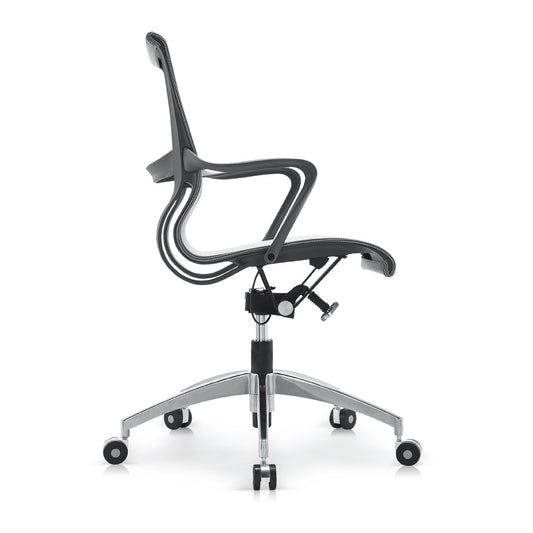 Modern Office Chair with Wheels Mid-Back Mesh Desk Chair Ergonomic Chair Clearhalo 'furn' 'furn_office_chair' 'Furniture' 'Office Chairs' 'Office Furniture' 'office_chair' 6069926