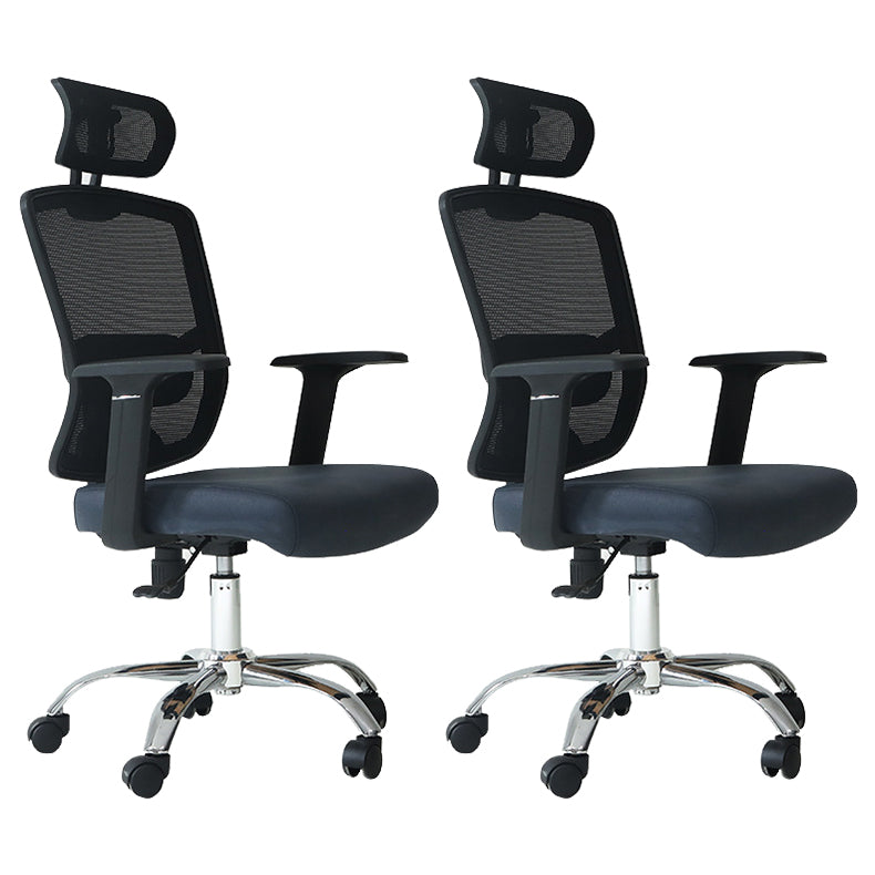 Eigentijdse ergonomische bureaustoel Bureaustoel met kantelmechanisme en hoge rugleuning