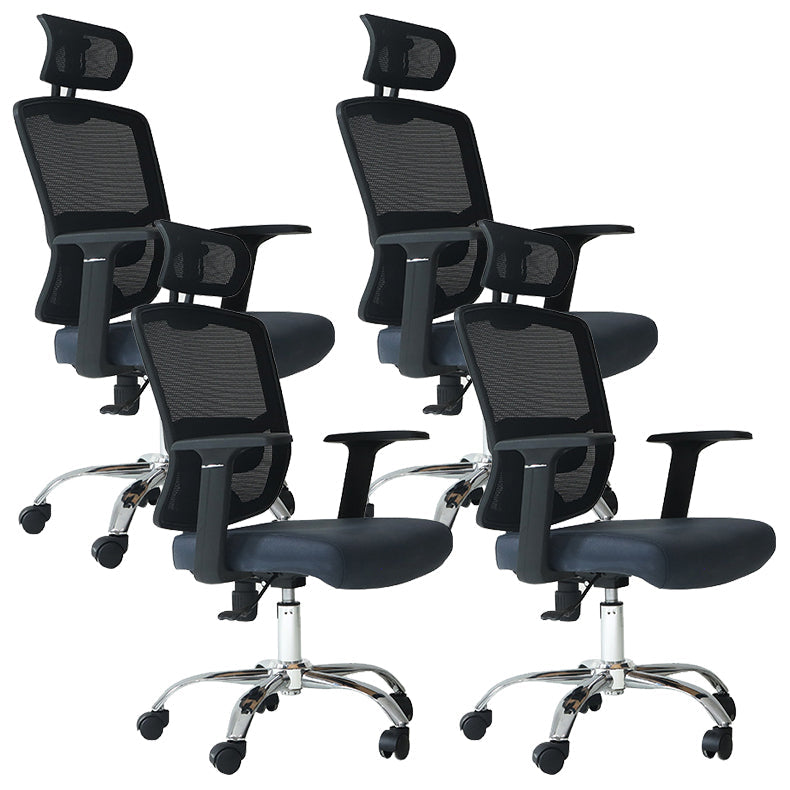 Eigentijdse ergonomische bureaustoel Bureaustoel met kantelmechanisme en hoge rugleuning