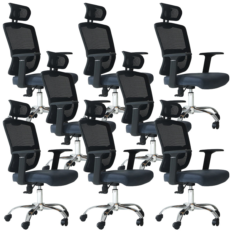 Eigentijdse ergonomische bureaustoel Bureaustoel met kantelmechanisme en hoge rugleuning