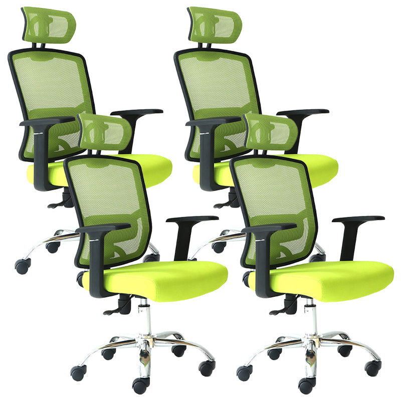 Eigentijdse ergonomische bureaustoel Bureaustoel met kantelmechanisme en hoge rugleuning