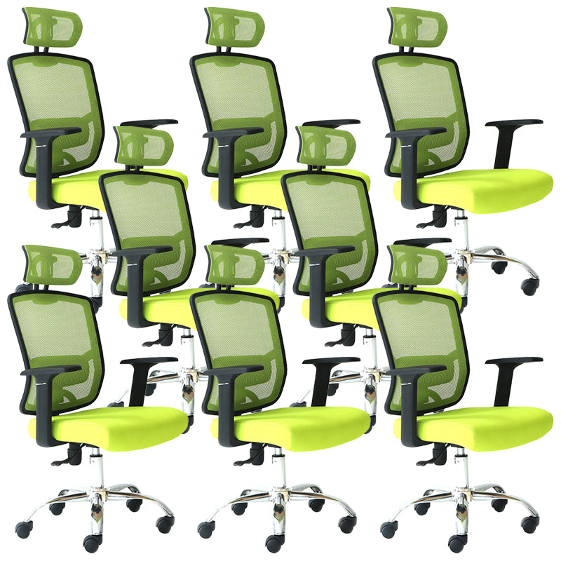 Eigentijdse ergonomische bureaustoel Bureaustoel met kantelmechanisme en hoge rugleuning