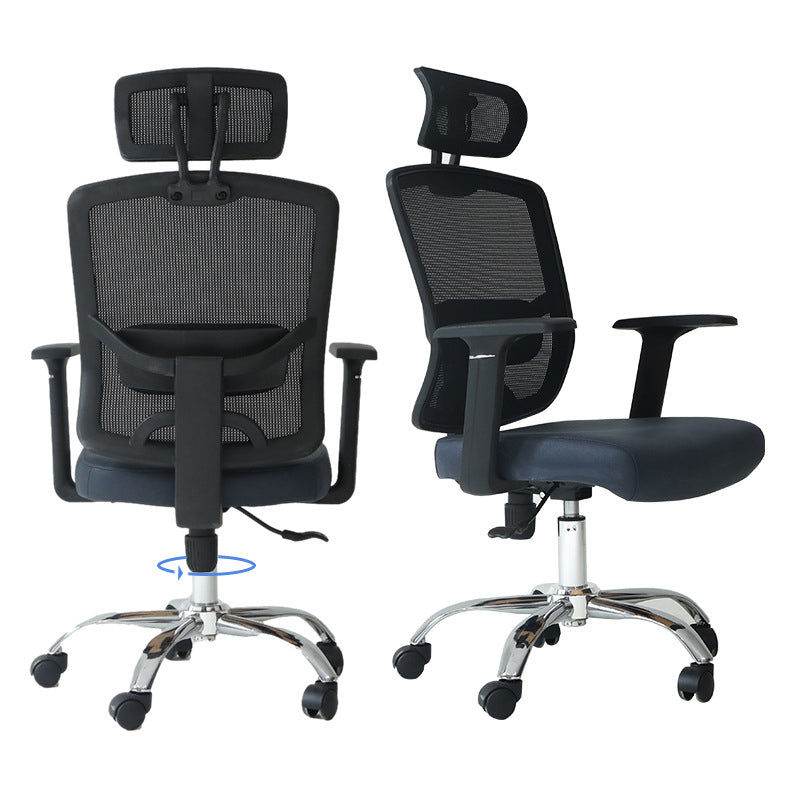 Eigentijdse ergonomische bureaustoel Bureaustoel met kantelmechanisme en hoge rugleuning