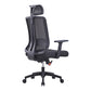 Height-adjustable Office Chair with Breathable AirGrid Arm Chair Black 1 Piece Nylon Clearhalo 'furn' 'furn_office_chair' 'Furniture' 'Office Chairs' 'Office Furniture' 'office_chair' 6070046