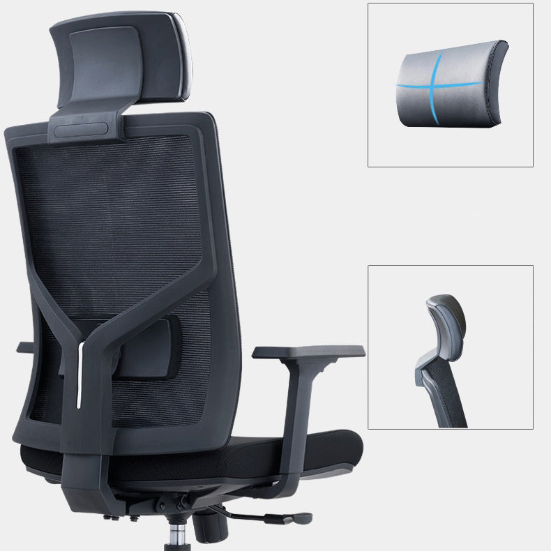 Contemporary Office Chair Mesh Computer Chair Ergonomic High Back Task Chair Clearhalo 'furn' 'furn_office_chair' 'Furniture' 'Office Chairs' 'Office Furniture' 'office_chair' 6070080
