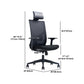 Contemporary Office Chair Mesh Computer Chair Ergonomic High Back Task Chair Clearhalo 'furn' 'furn_office_chair' 'Furniture' 'Office Chairs' 'Office Furniture' 'office_chair' 6070085