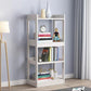 Modern Solid Wood Bookcase Open Back Standard Bookcase for Study