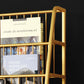5 Levels Metal Bookcase Closed Back Shelf Bookcase for Study Room