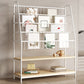 6 Shelves Shelf Bookcase Contemporary Shelves Included Bookshelf 10.6" Wide