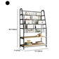 6 Shelves Shelf Bookcase Contemporary Shelves Included Bookshelf 10.6" Wide