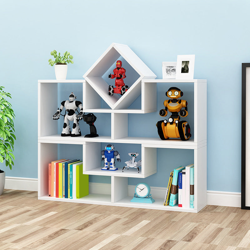 Open Bookcase Bookshelf 7.9" Wide Engineered Wood Bookcase for Office