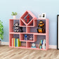 Open Bookcase Bookshelf 7.9" Wide Engineered Wood Bookcase for Office