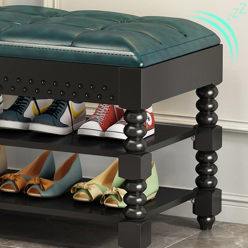 Mid-Century Modern Seating Bench Upholstered Cushioned Bench Clearhalo 'Benches' 'Chairs & Seating' 'furn' 'furn_benches' 'Furniture' 'Living Room Furniture' 6070437