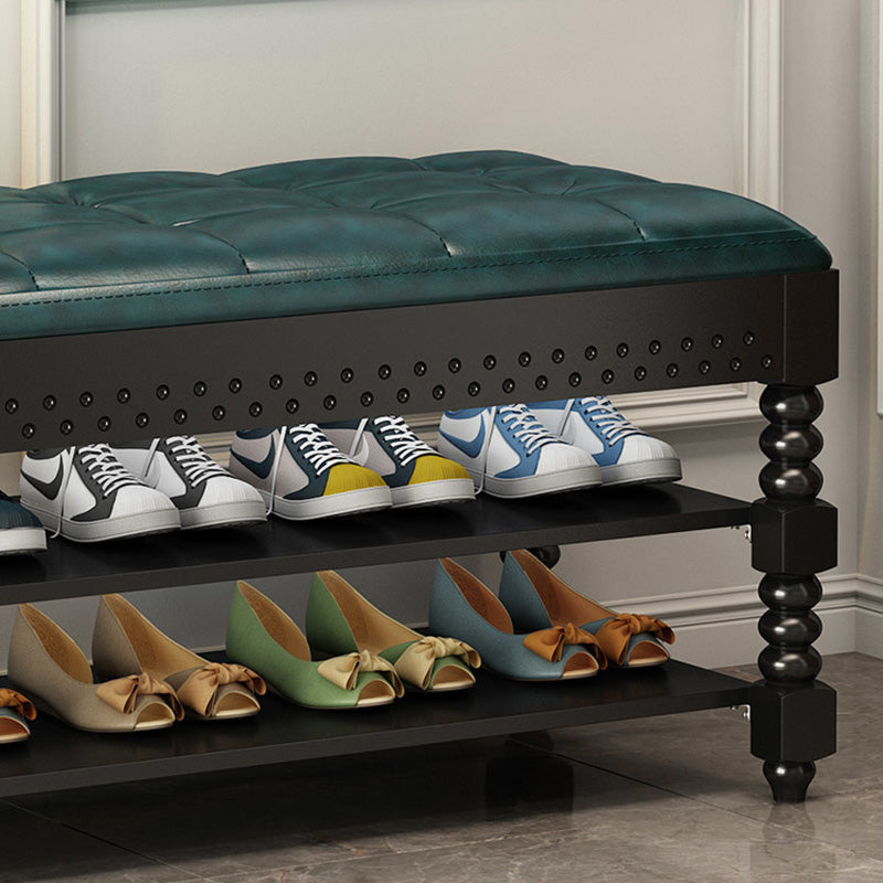 Mid-Century Modern Seating Bench Upholstered Cushioned Bench Clearhalo 'Benches' 'Chairs & Seating' 'furn' 'furn_benches' 'Furniture' 'Living Room Furniture' 6070439