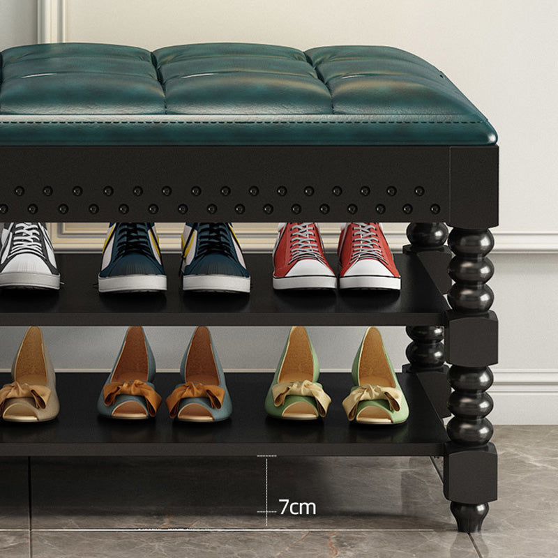 Mid-Century Modern Seating Bench Upholstered Cushioned Bench Clearhalo 'Benches' 'Chairs & Seating' 'furn' 'furn_benches' 'Furniture' 'Living Room Furniture' 6070440