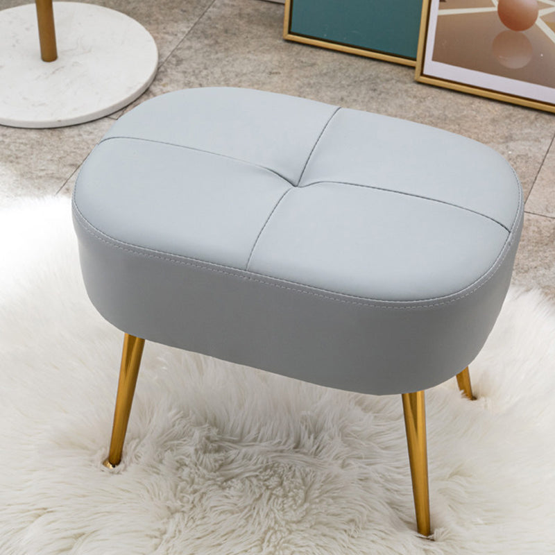 14.2"H Glam Bench Cushioned Tufted Entryway and Bedroom Bench 17.7"L x 11.8"W x 14.2"H Light Gray Clearhalo 'Benches' 'Chairs & Seating' 'furn' 'furn_benches' 'Furniture' 'Living Room Furniture' 6070498
