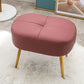 14.2"H Glam Bench Cushioned Tufted Entryway and Bedroom Bench 17.7"L x 11.8"W x 14.2"H Pinkish Red Clearhalo 'Benches' 'Chairs & Seating' 'furn' 'furn_benches' 'Furniture' 'Living Room Furniture' 6070504