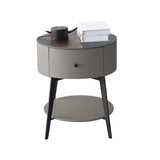 1 comodino da tavolo da accento per il comodino da letto contemporaneo alto 21,65 "con 1 scaffale