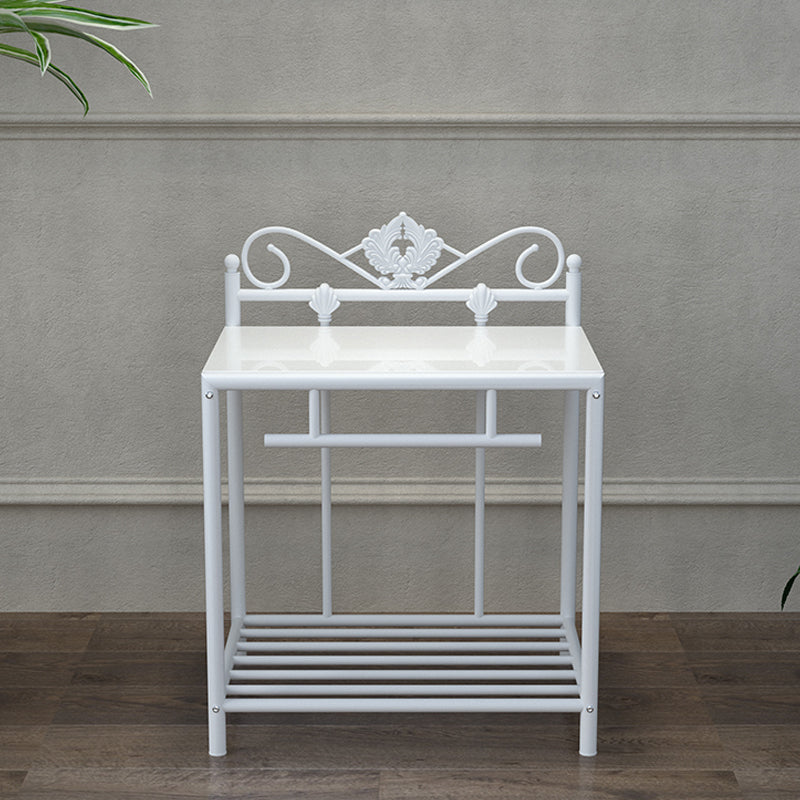 Armoire de chevet industrielle ouverte de table de table de table de rangement ouvert pour chambre à coucher