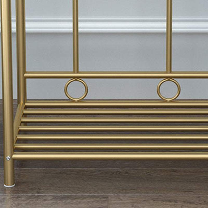 Armoire de chevet industrielle ouverte de table de table de table de rangement ouvert pour chambre à coucher