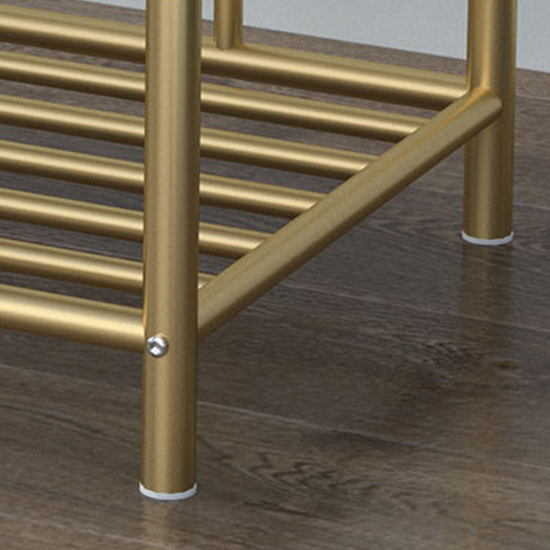 Armoire de chevet industrielle ouverte de table de table de table de rangement ouvert pour chambre à coucher