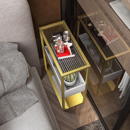 Mortore moderno moderno da comodino moderno da 17,72 pollici.