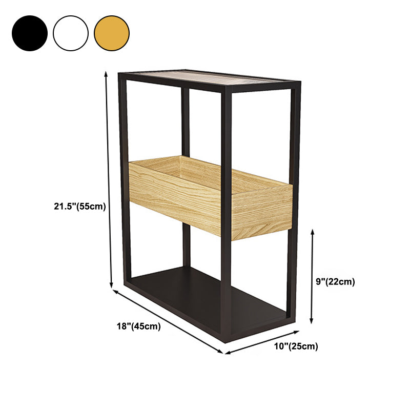 Mortore moderno moderno da comodino moderno da 17,72 pollici.