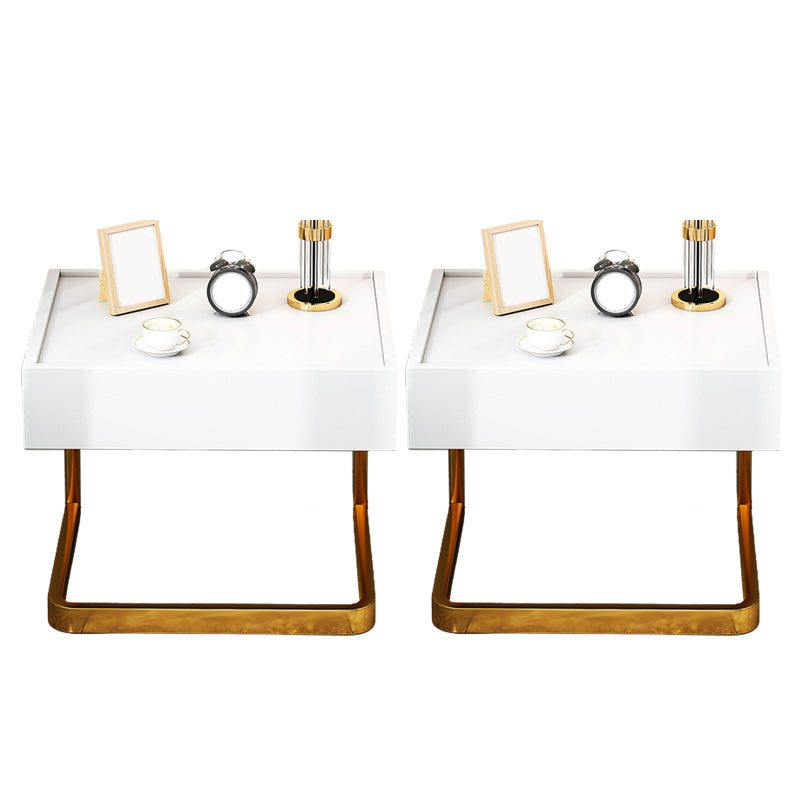 Moderno comodino da letto in legno prodotto moderno con cassetto per camera da letto