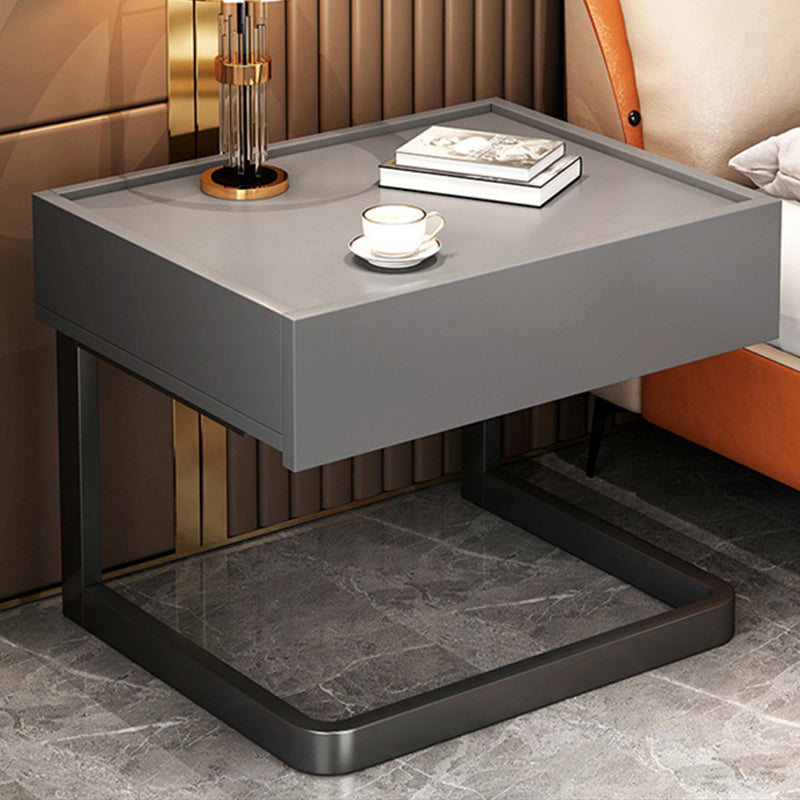 Moderno comodino da letto in legno prodotto moderno con cassetto per camera da letto