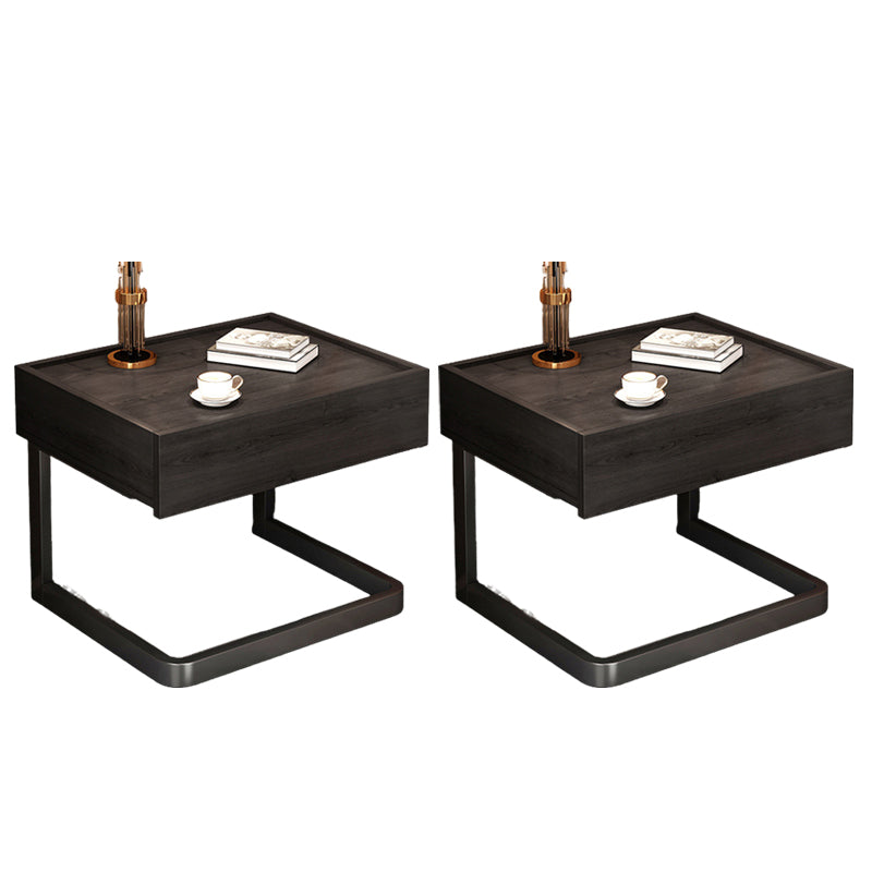 Moderno comodino da letto in legno prodotto moderno con cassetto per camera da letto