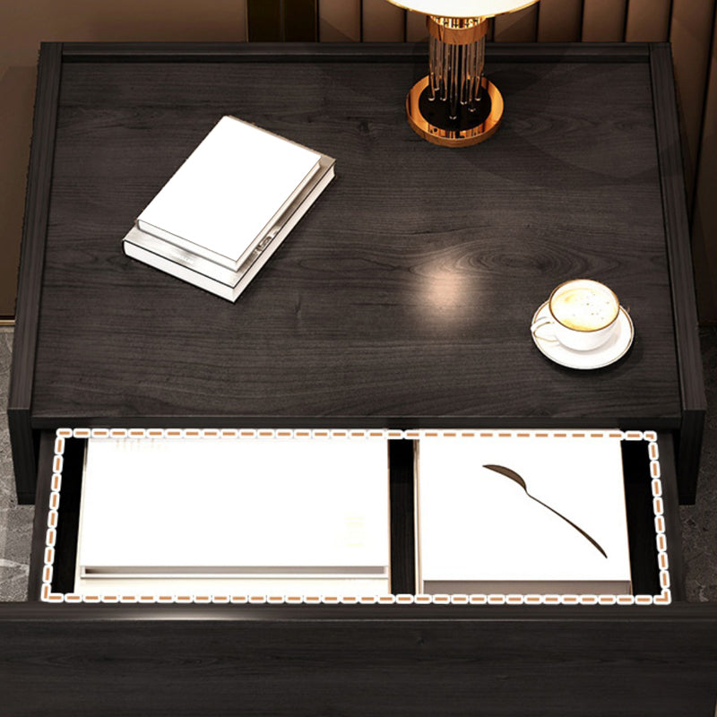 Moderno comodino da letto in legno prodotto moderno con cassetto per camera da letto