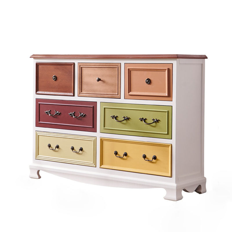 Nautische slaapkamerkist houten 16 "brede opbergkist met laden